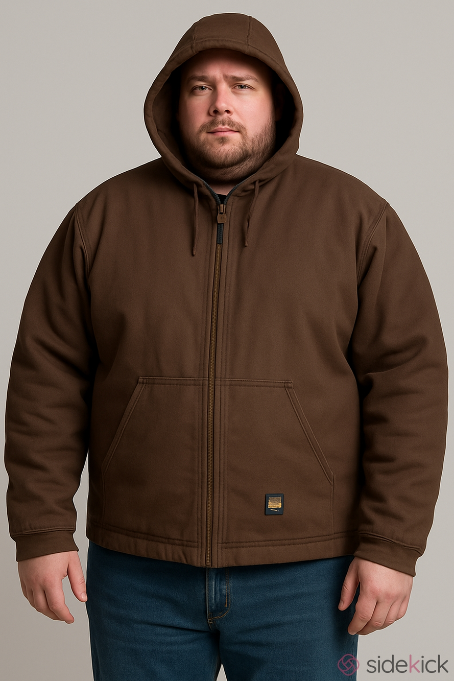BERNE Brown Puffer Jacket Men's Extra Large